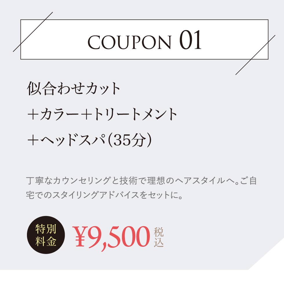 クーポンメニュー1