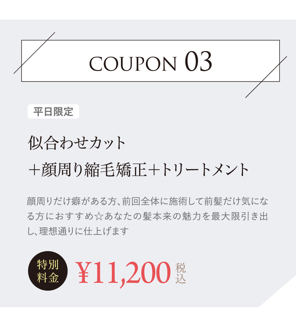 クーポンメニュー3