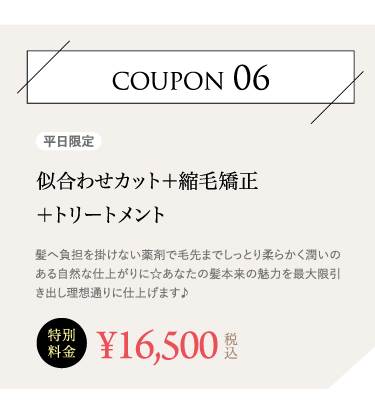 クーポンメニュー6